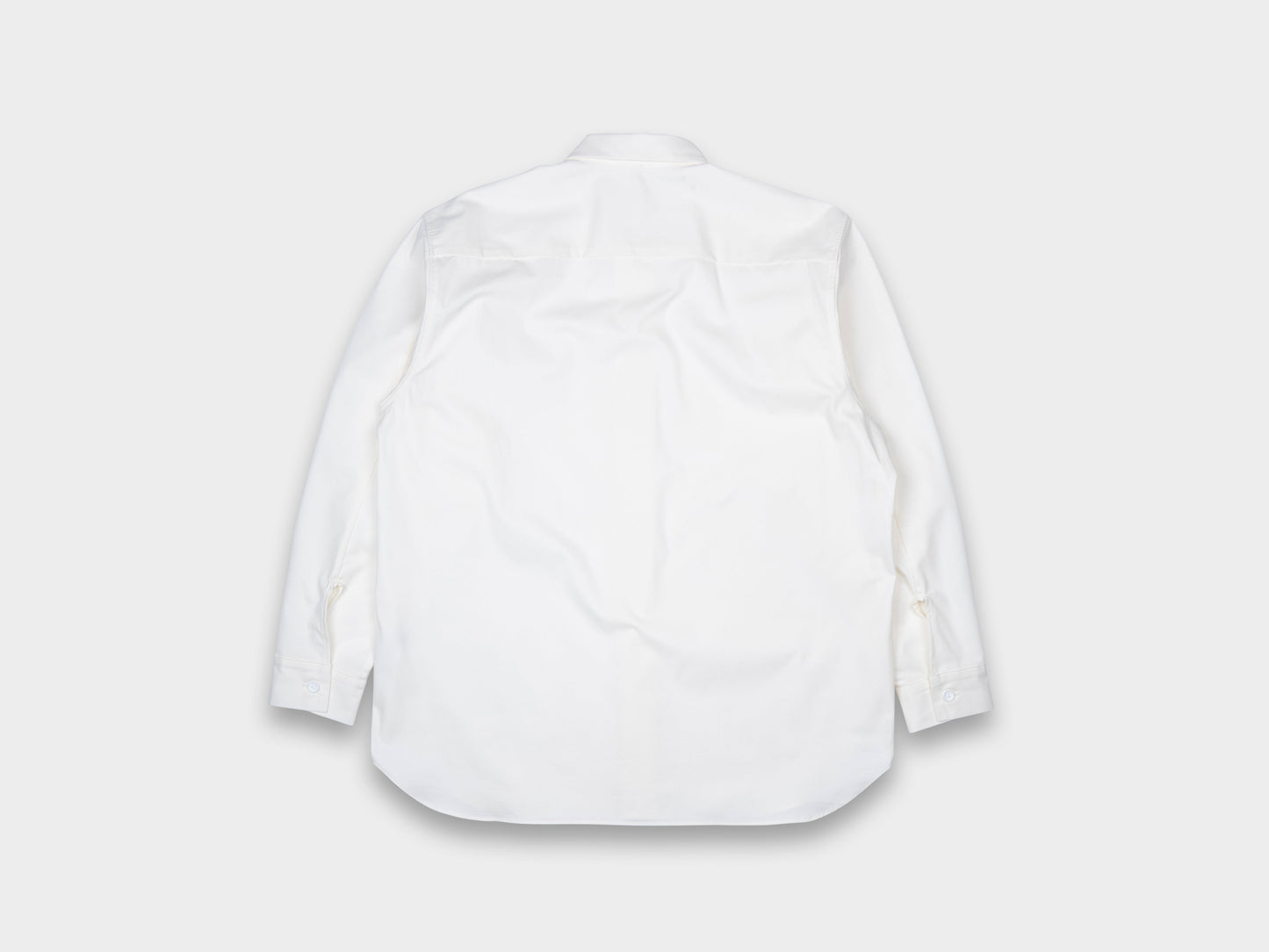 R0S2 "Pullover Shirt" White Magic Gabardine