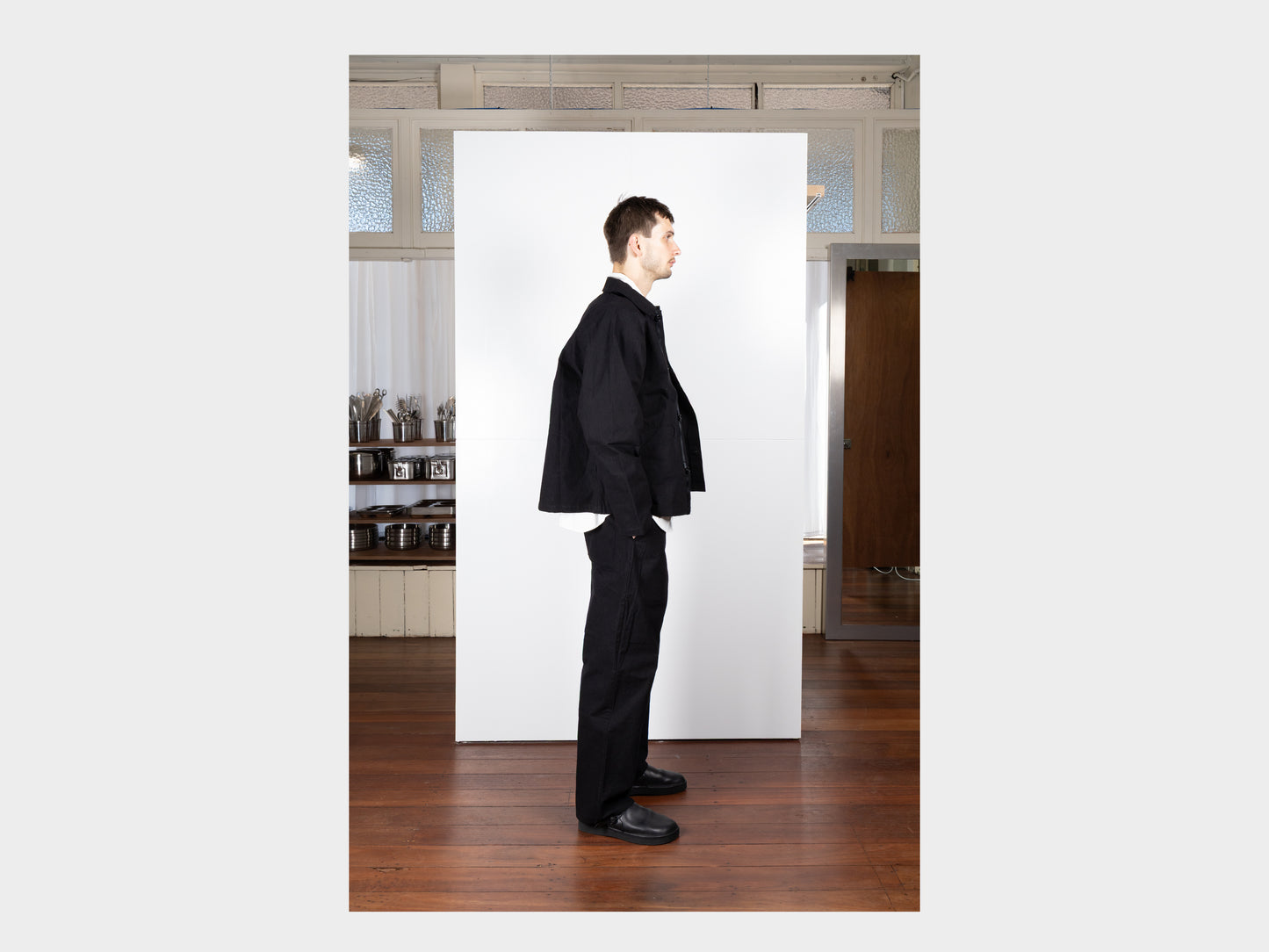 R0S3 "Boat Shirt" Black Wax