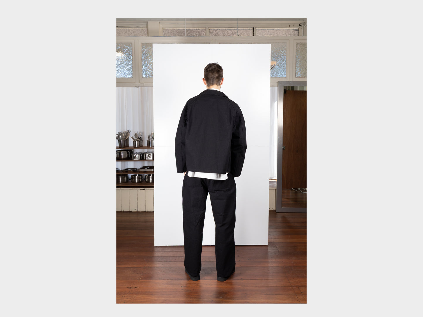 R0S3 "Boat Shirt" Black Wax