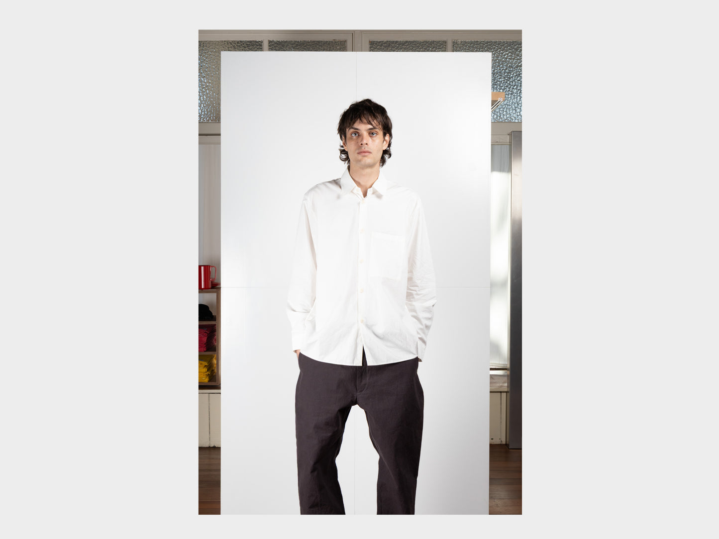R0S4 "OD Shirt" Undyed Parachute