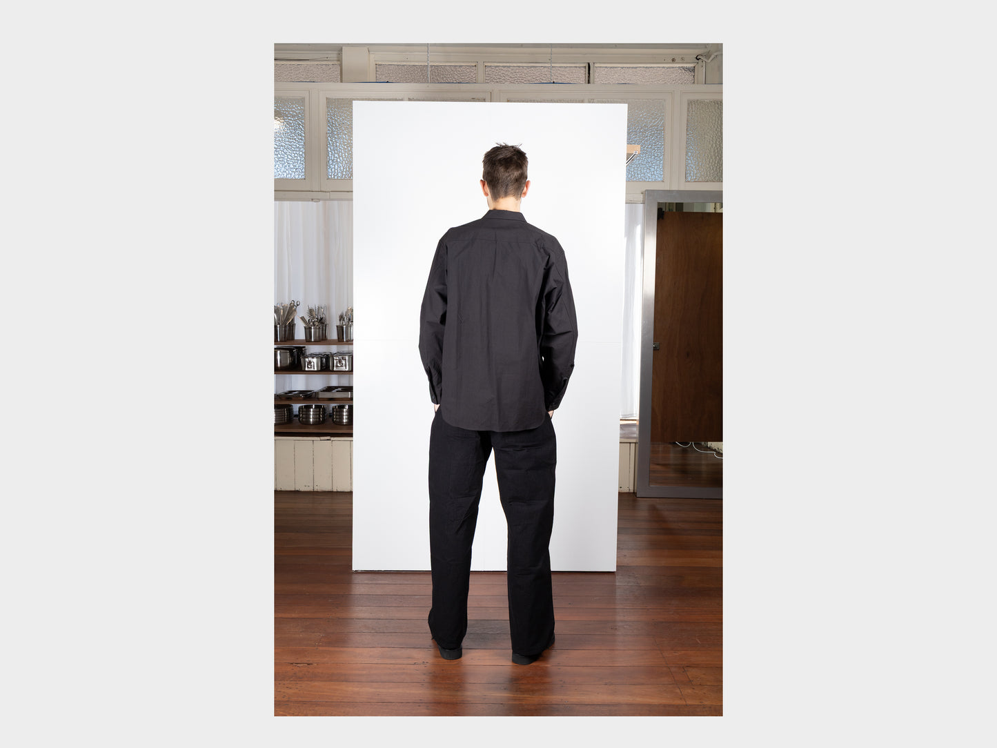 R0S8 "Weather Shirt" Black Weather