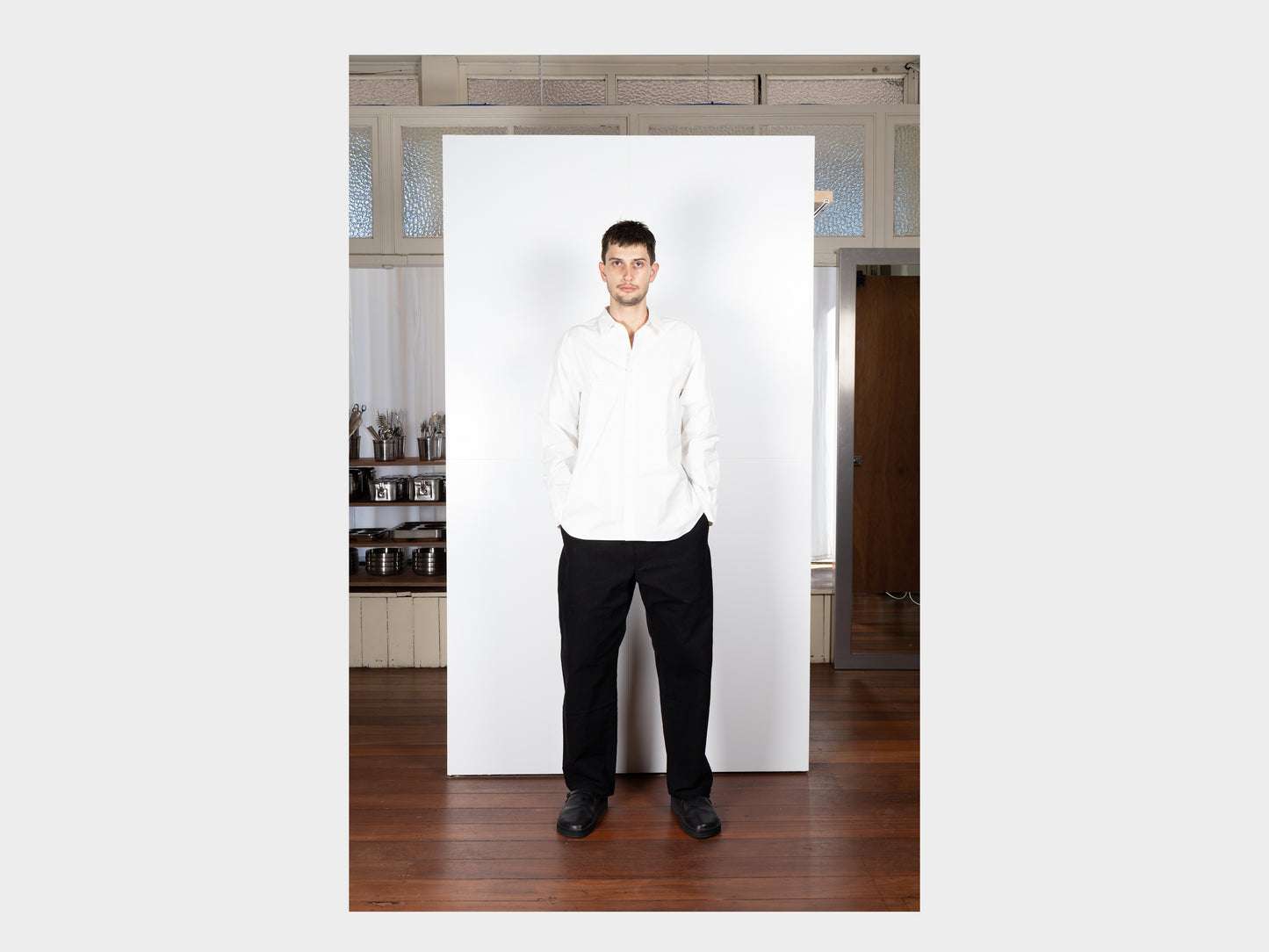 R0S8 "Weather Shirt" White Weather