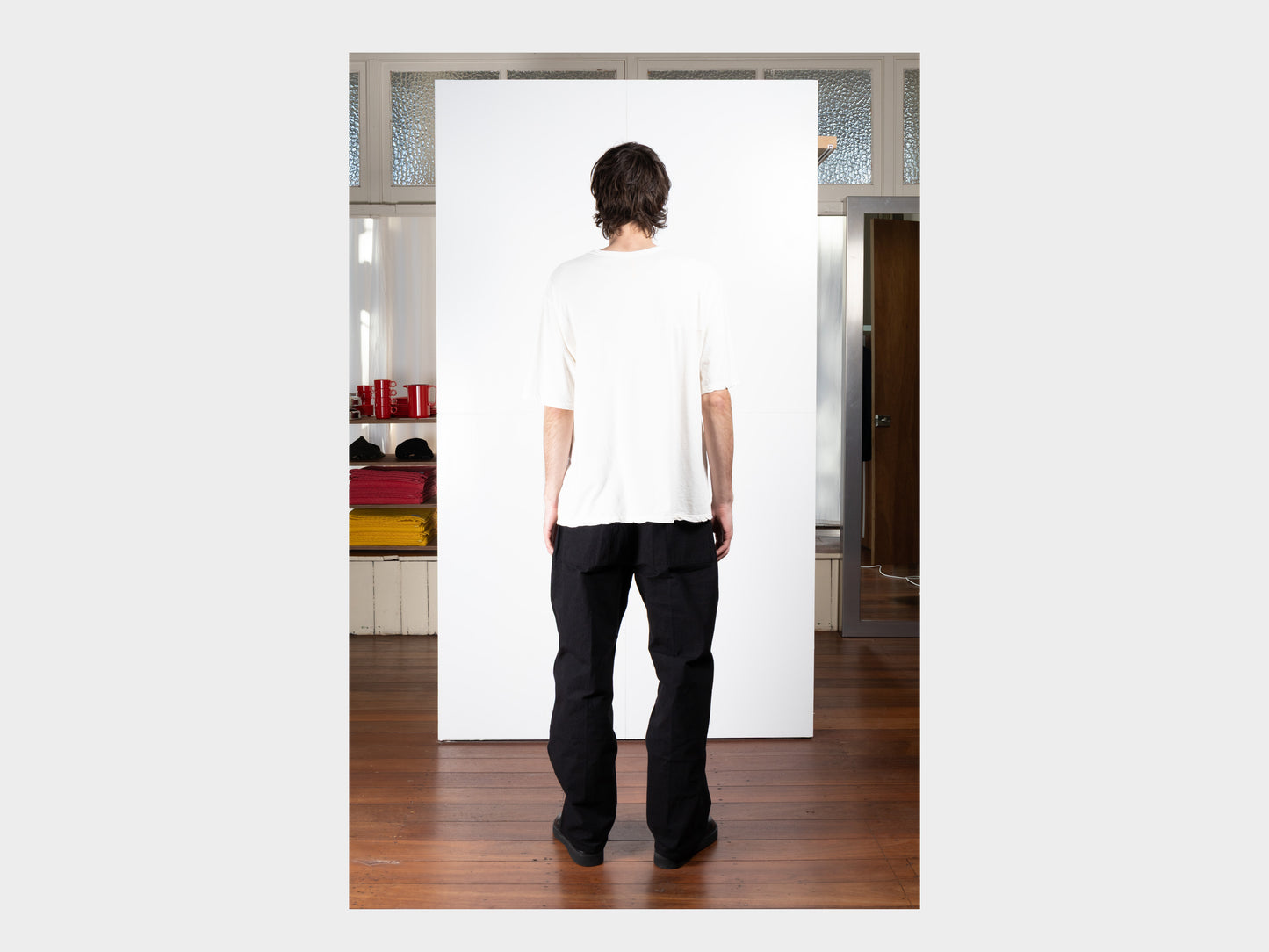 R0T5 "S/S Binder T-Shirt" White