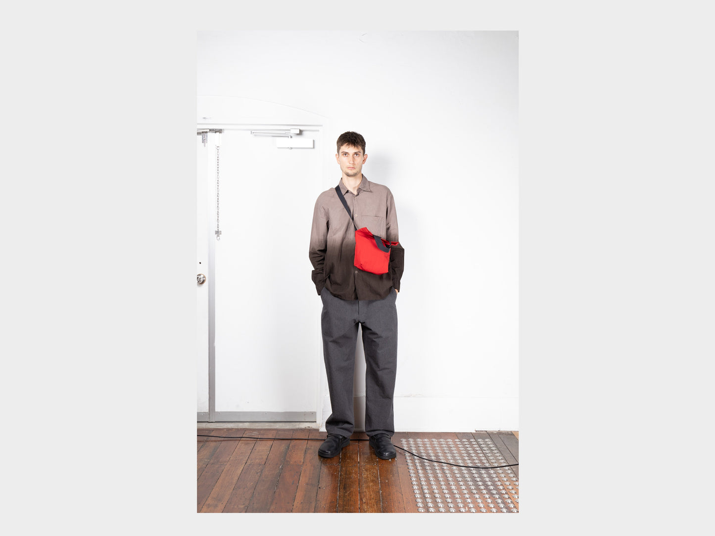 R19B4 "Mini Tote" Waratah Nylon