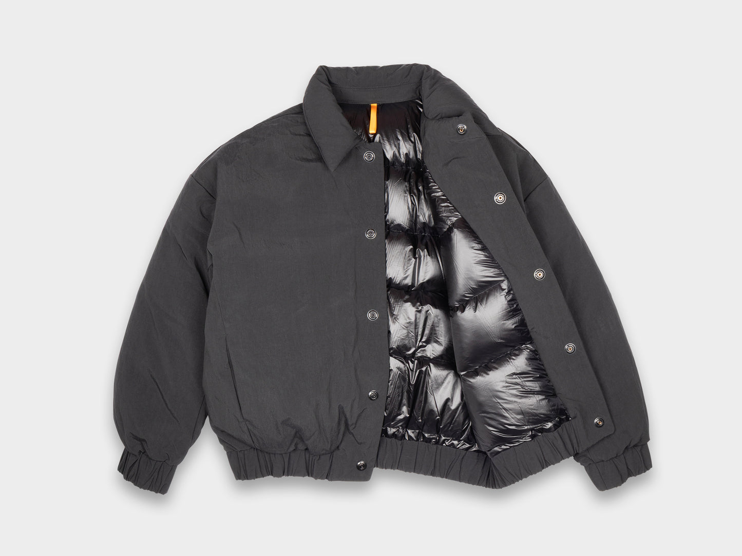 R19D6 "Double Down Blouson" Black Recycled Nylon