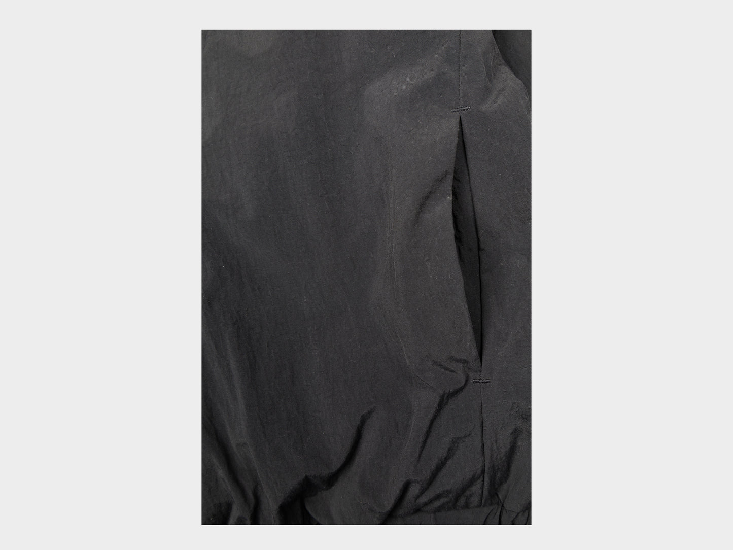 R19D6 "Double Down Blouson" Black Recycled Nylon