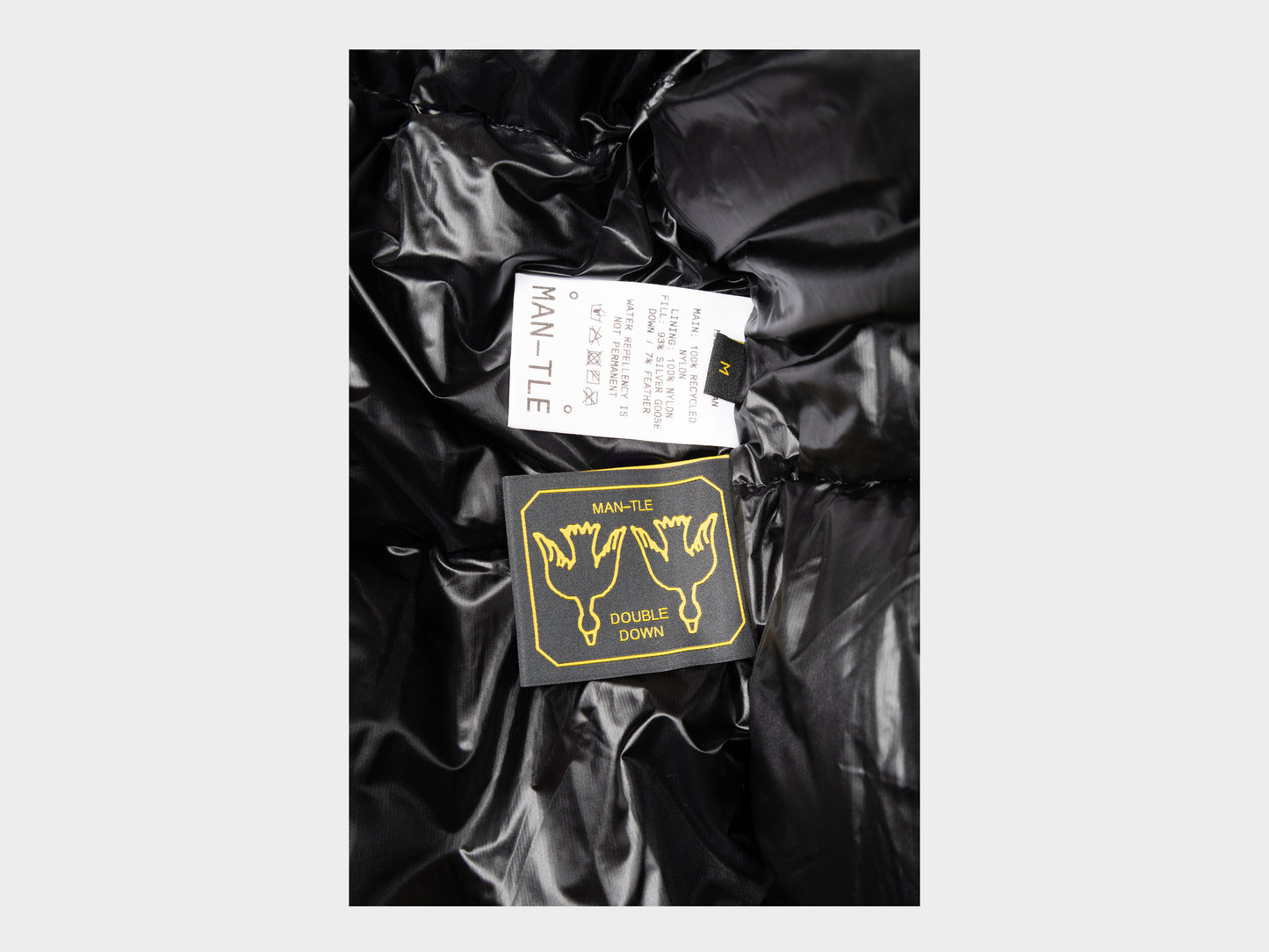 R19D6 "Double Down Blouson" Black Recycled Nylon