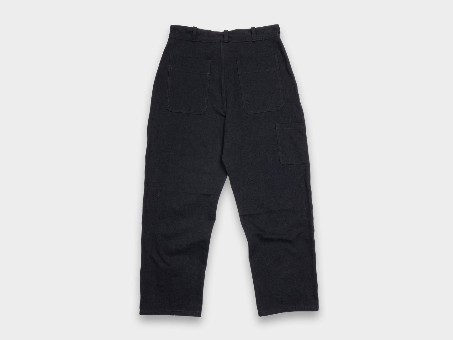R19J6 "Jebok Pants" All Black Denim
