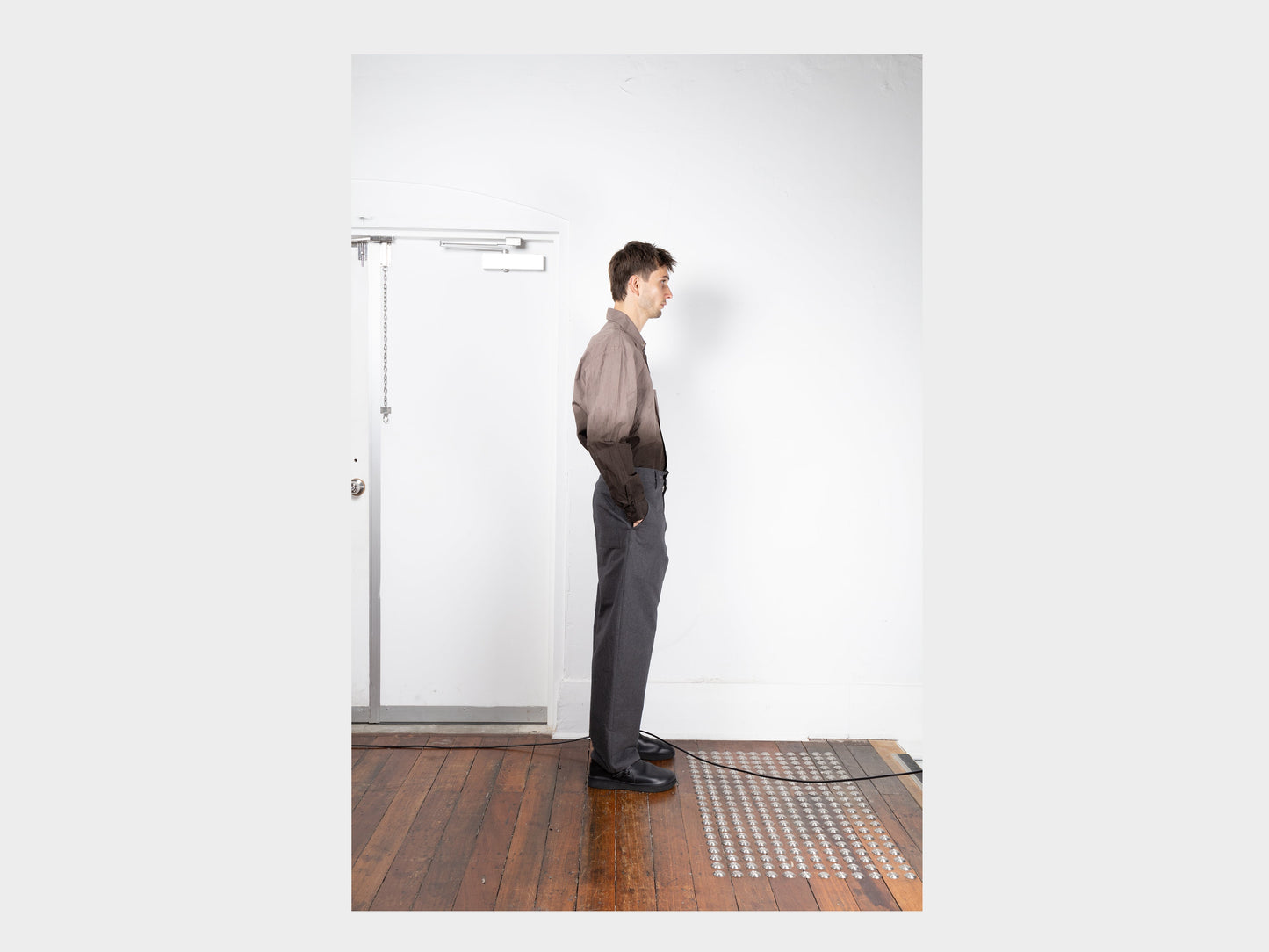 R19P4 "Wide Pants" Granite Wool