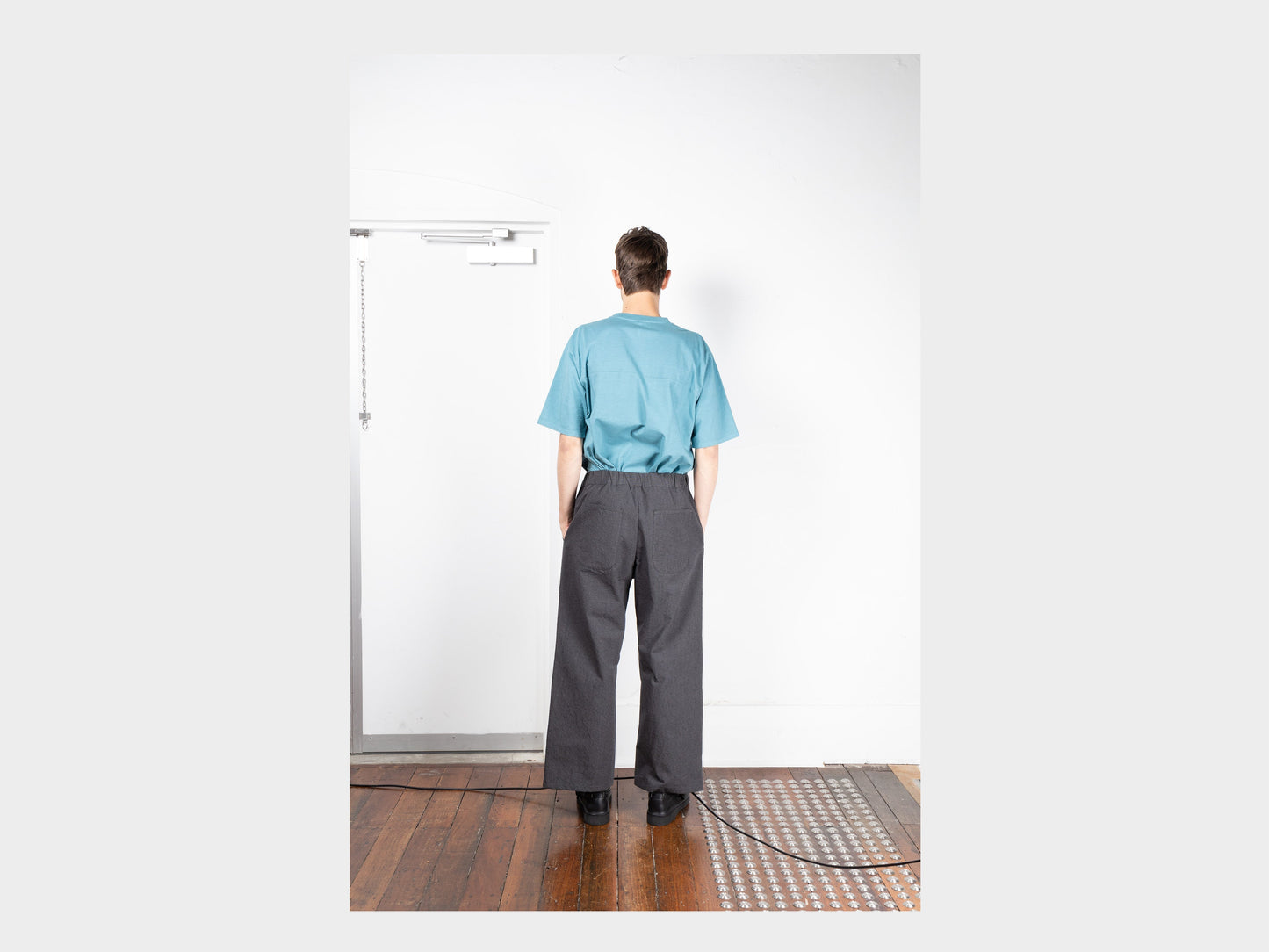 R19P5 "Solid Pants" Granite Wool
