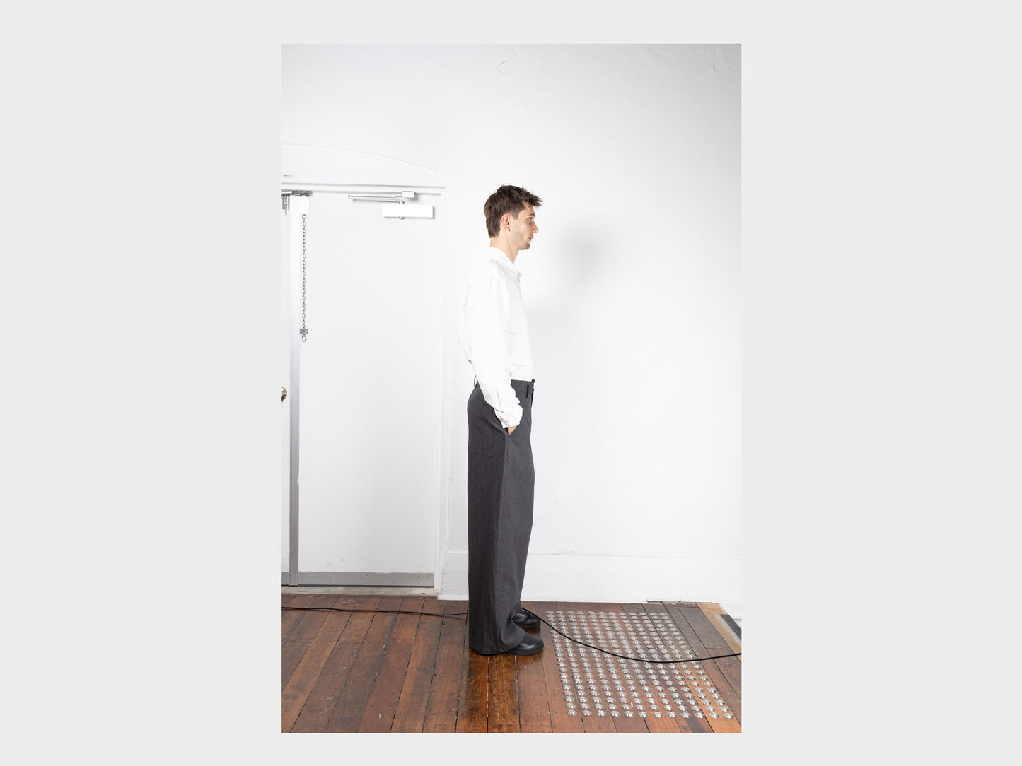 R19P8 "Sail Pants" Granite Wool