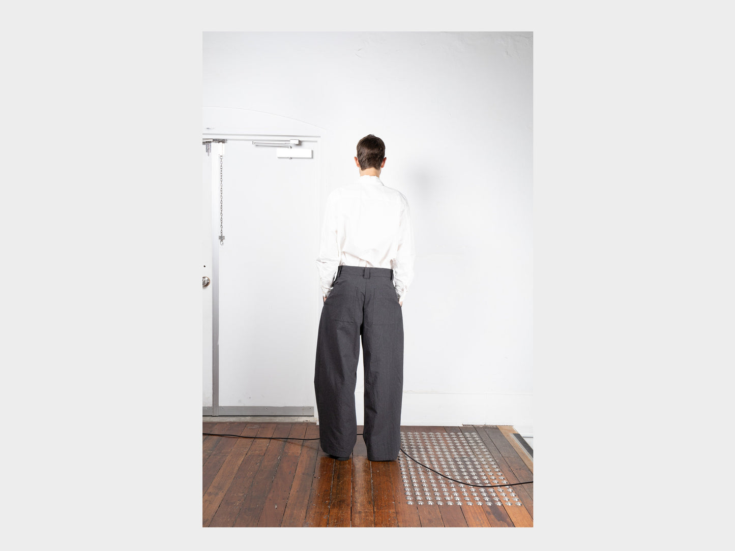 R19P8 "Sail Pants" Granite Wool