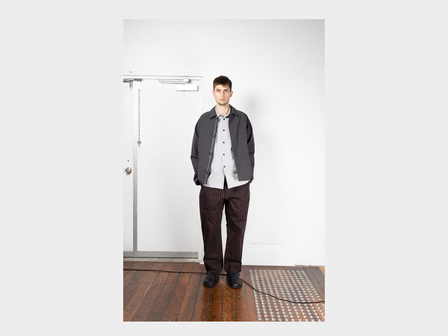 R19S3 "Boat Shirt" Granite Wool