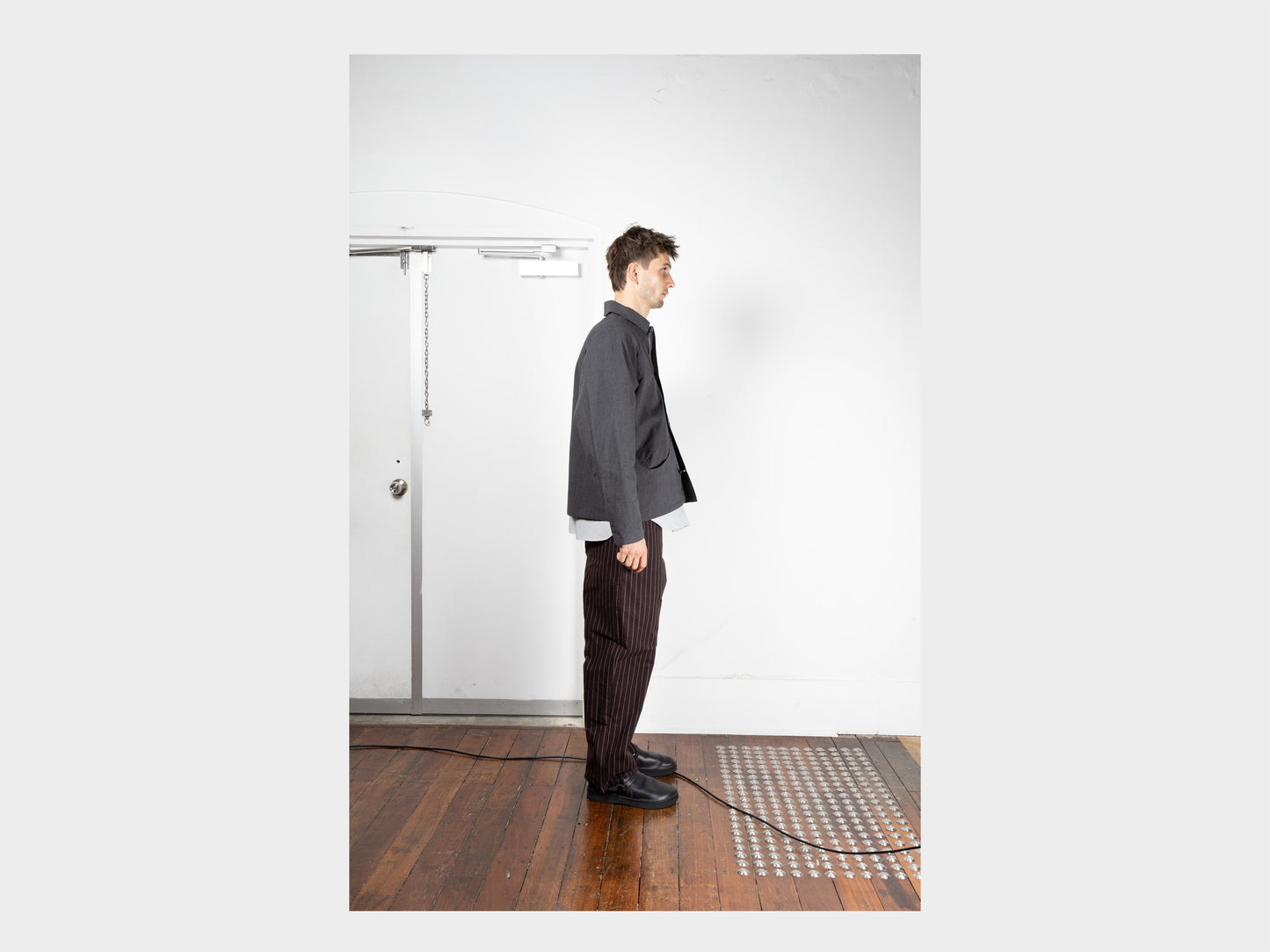 R19S3 "Boat Shirt" Granite Wool