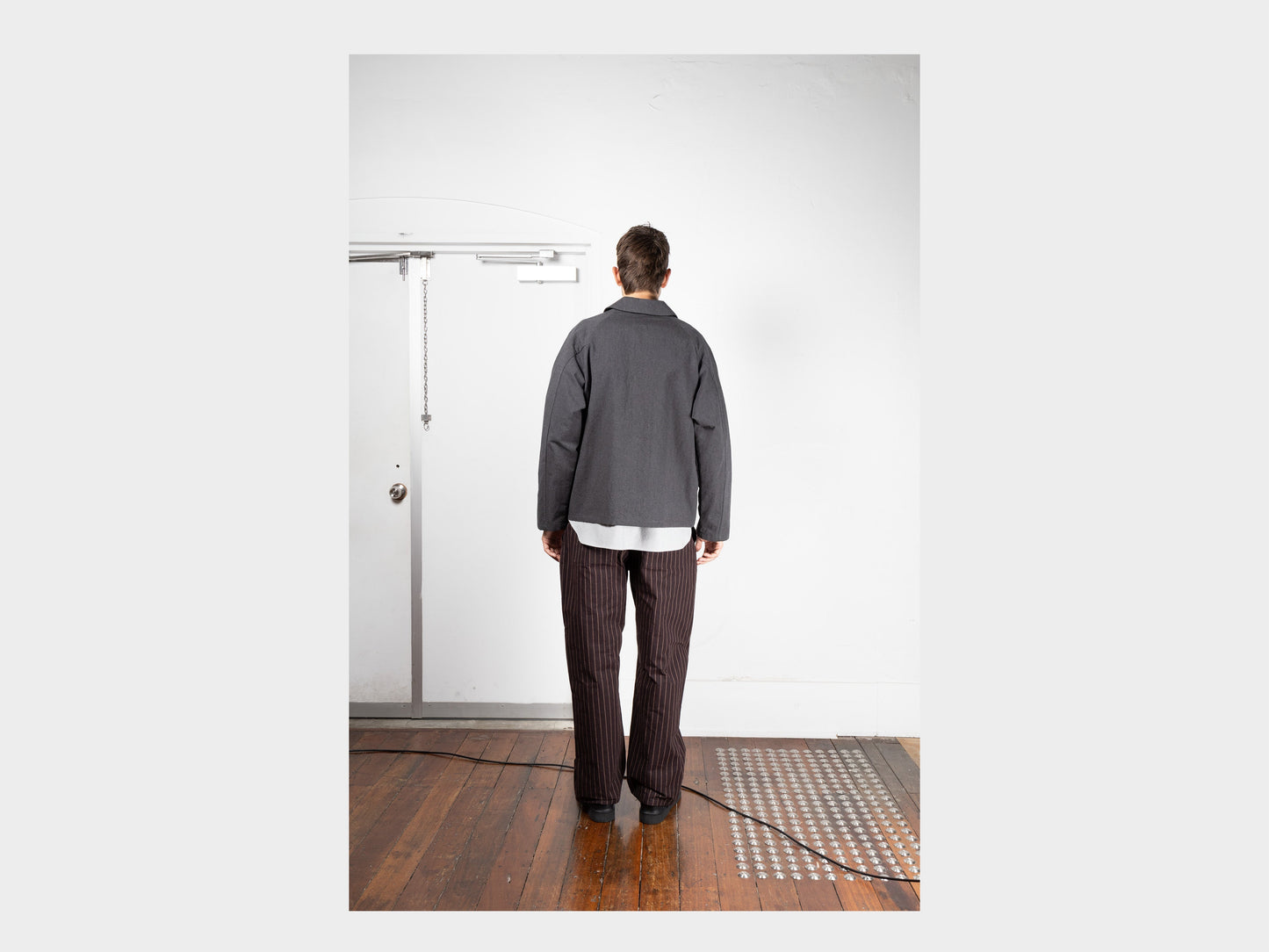 R19S3 "Boat Shirt" Granite Wool