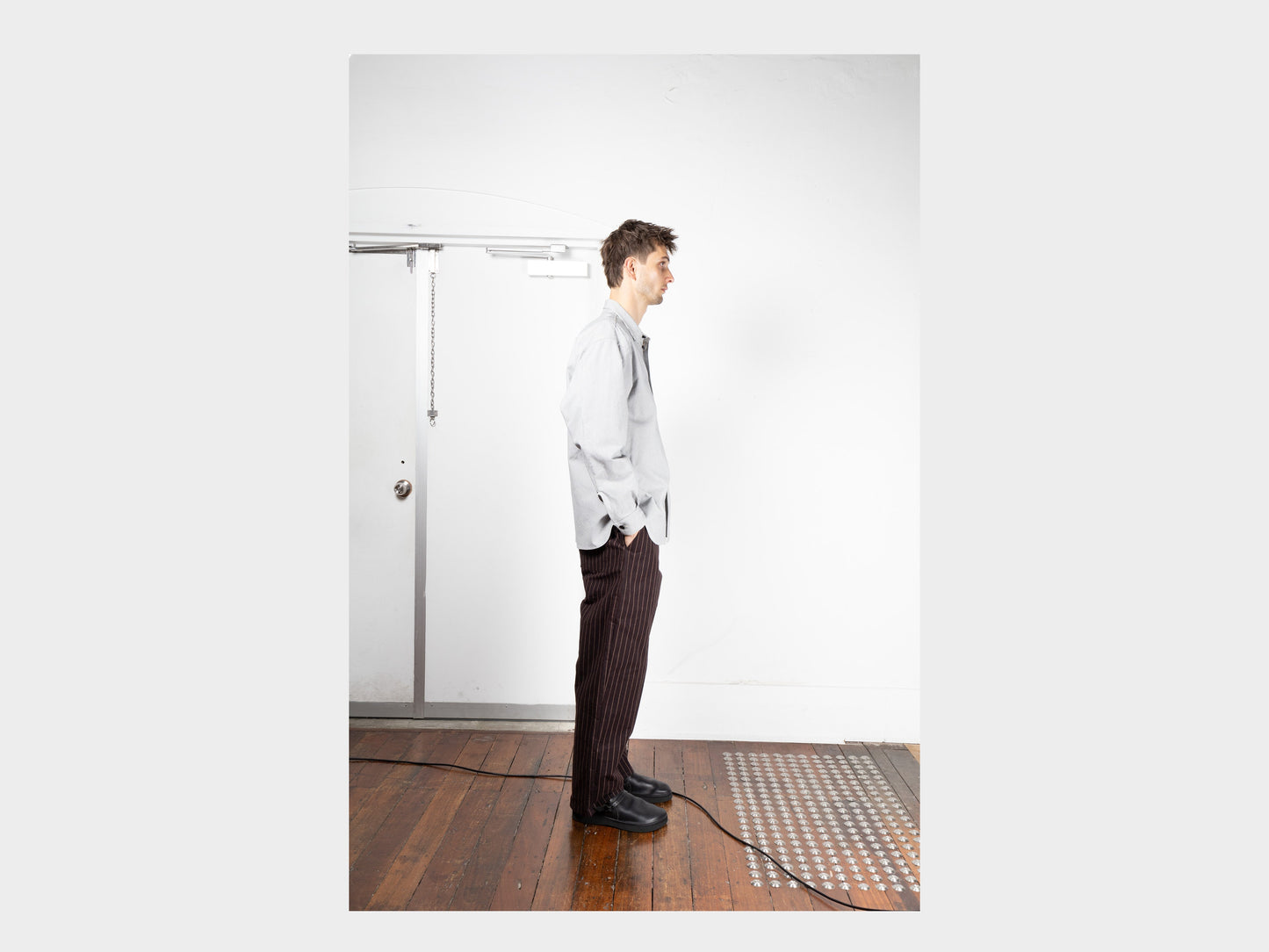 R19S8 "Weather Shirt" Linework Oxford