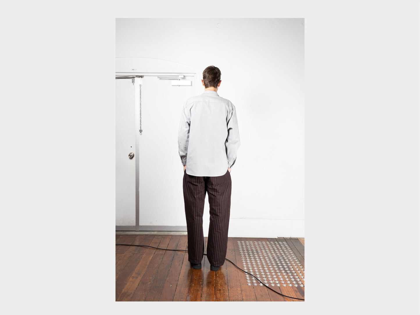 R19S8 "Weather Shirt" Linework Oxford