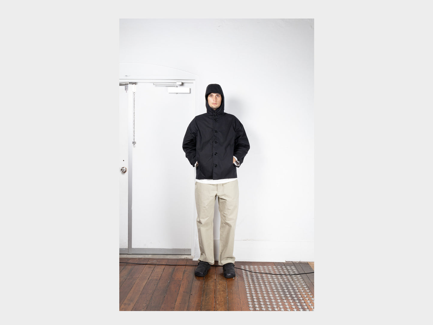 R19Y3 "Gill Jacket" Black Master Shield