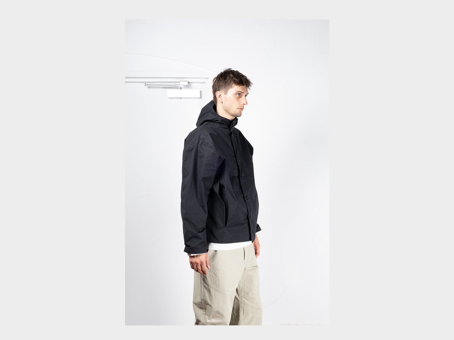 R19Y3 "Gill Jacket" Black Master Shield