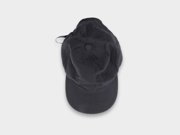 R20C1 "Shallow Cap" Black Linen