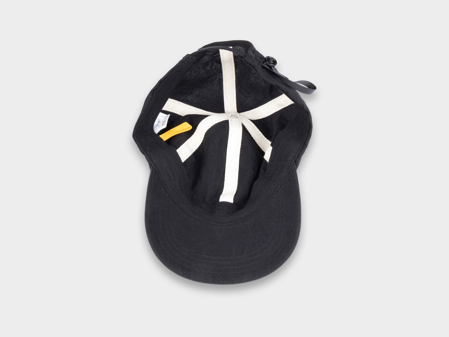 R20C1 "Shallow Cap" Black Linen