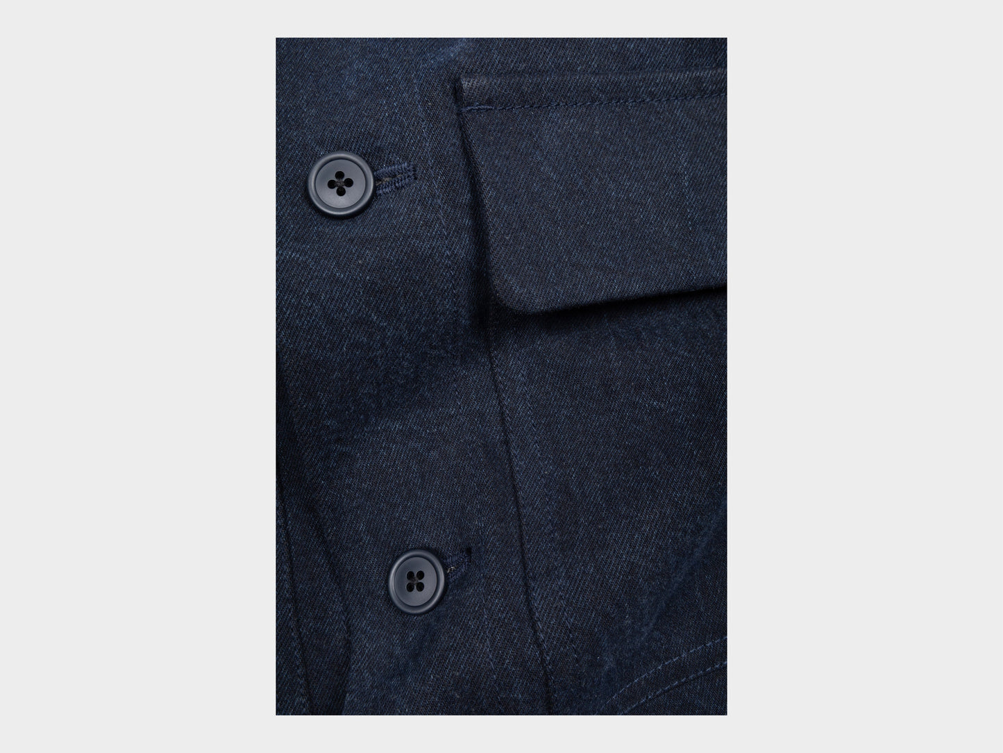 R20J5 "Jebok Vest" Blue Sumi Organic Denim