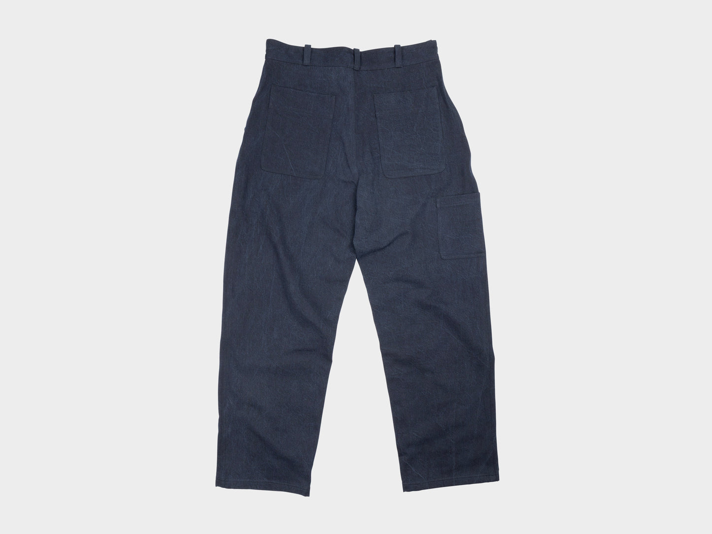 R20J6 "Jebok Pants" Blue Sumi Organic Denim