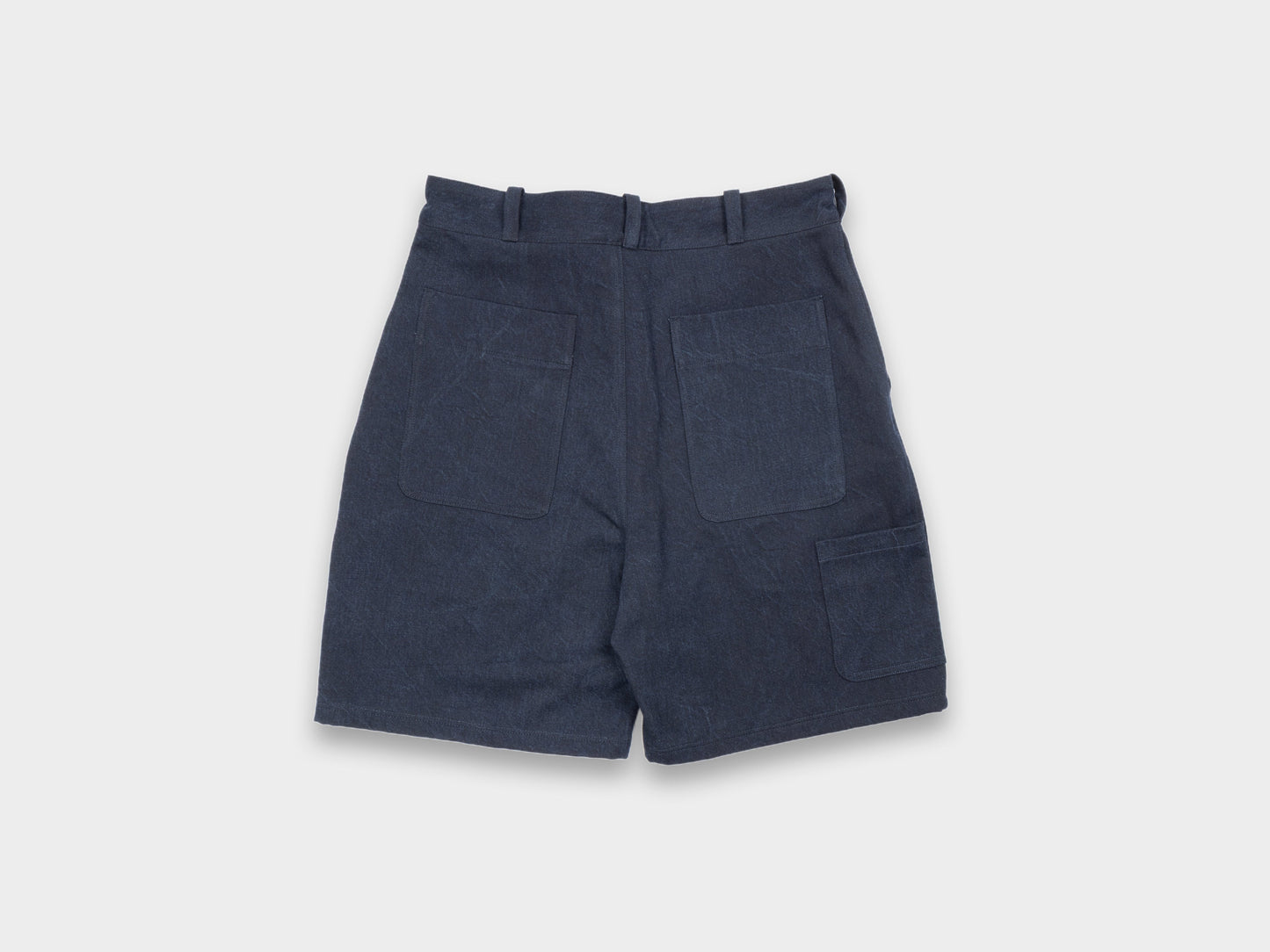 R20J7 "Jebok Shorts" Blue Sumi Organic Denim