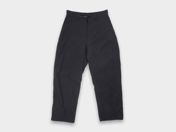 R20P4 "Wide Pants" Black Linen