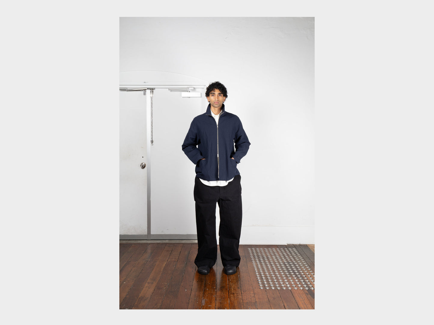 R20S3 "Track Shirt" Pacific Linen