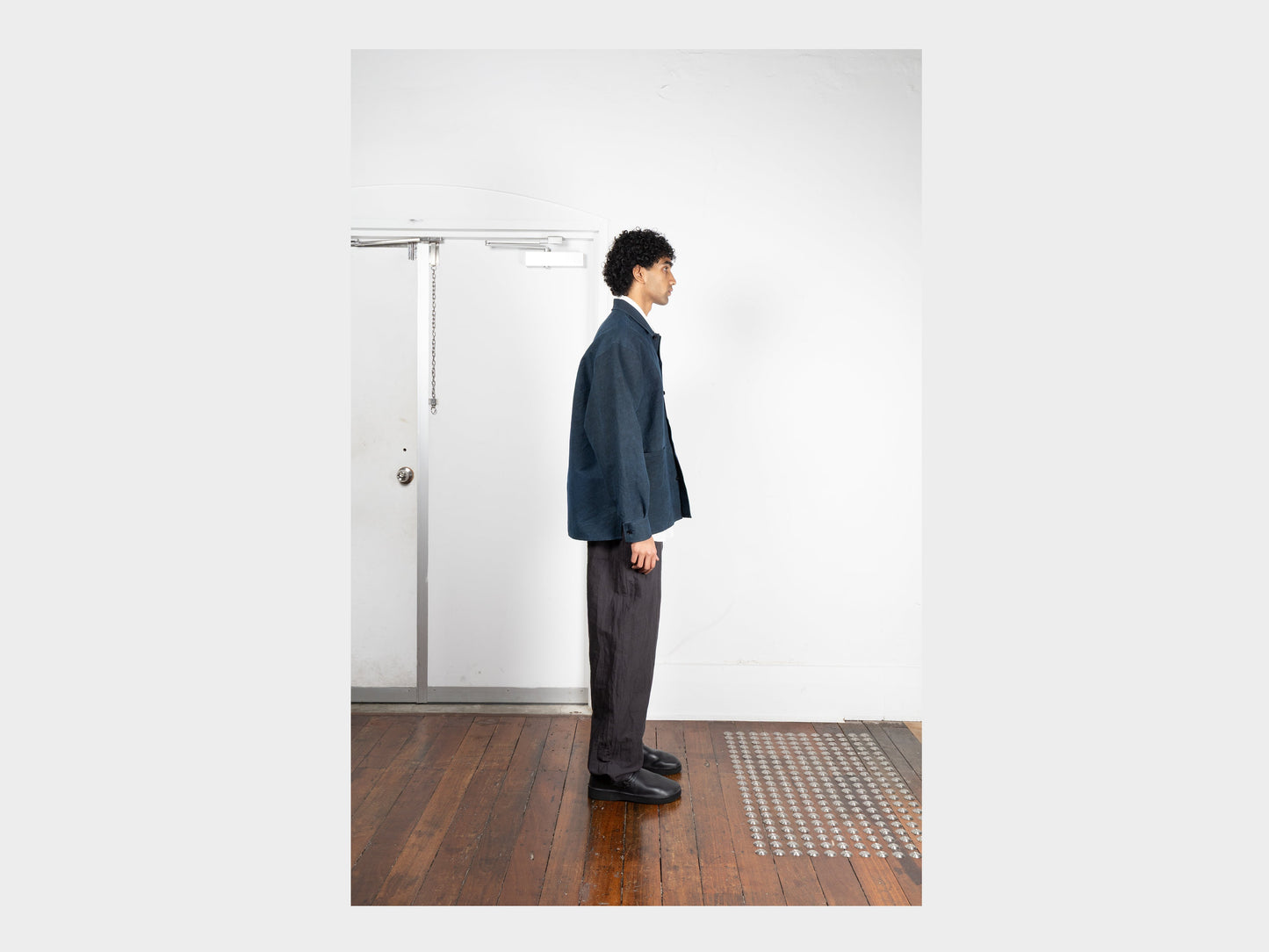 R20S5 "Shop Shirt" Sumi Indigo Double Cloth