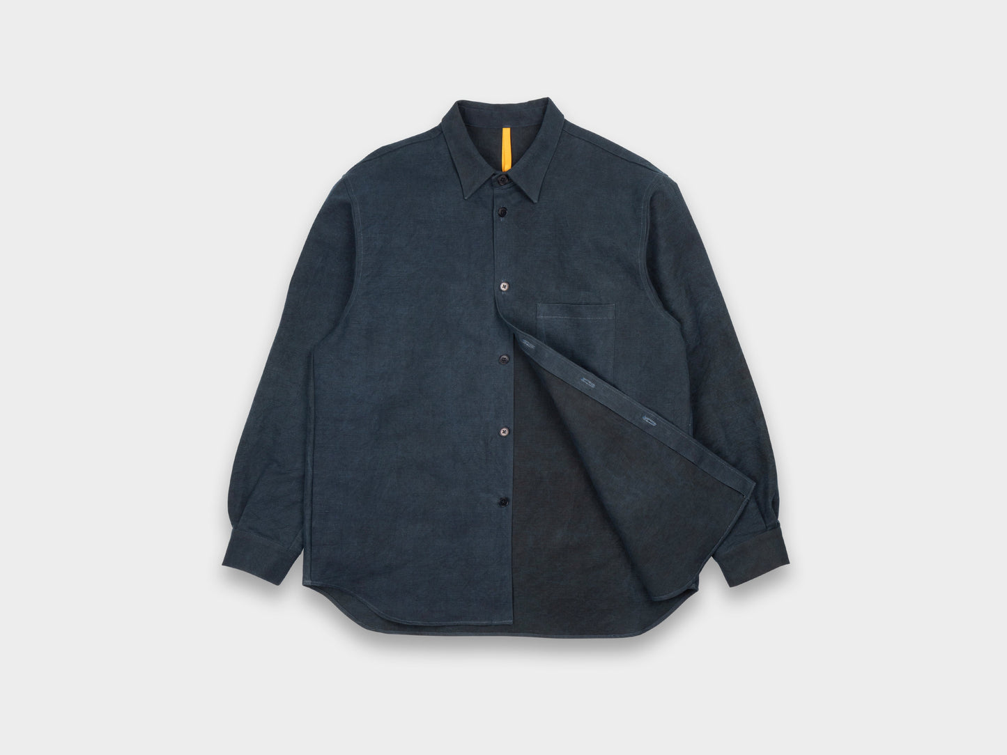 R20S8 "Weather Shirt PK" Sumi Indigo Double Cloth