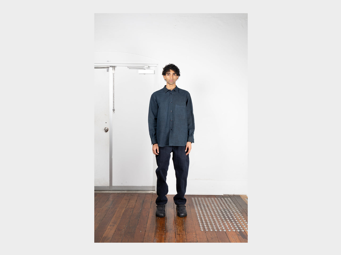 R20J4 "Jebok Chino" Blue Sumi Organic Denim