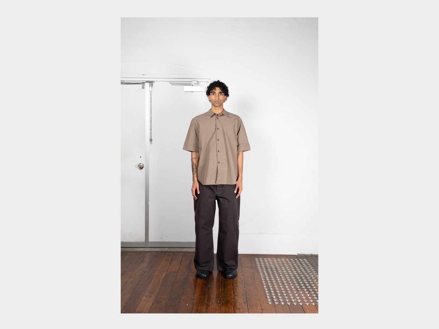 R20S9 "S/S Weather Shirt" Garden Grid