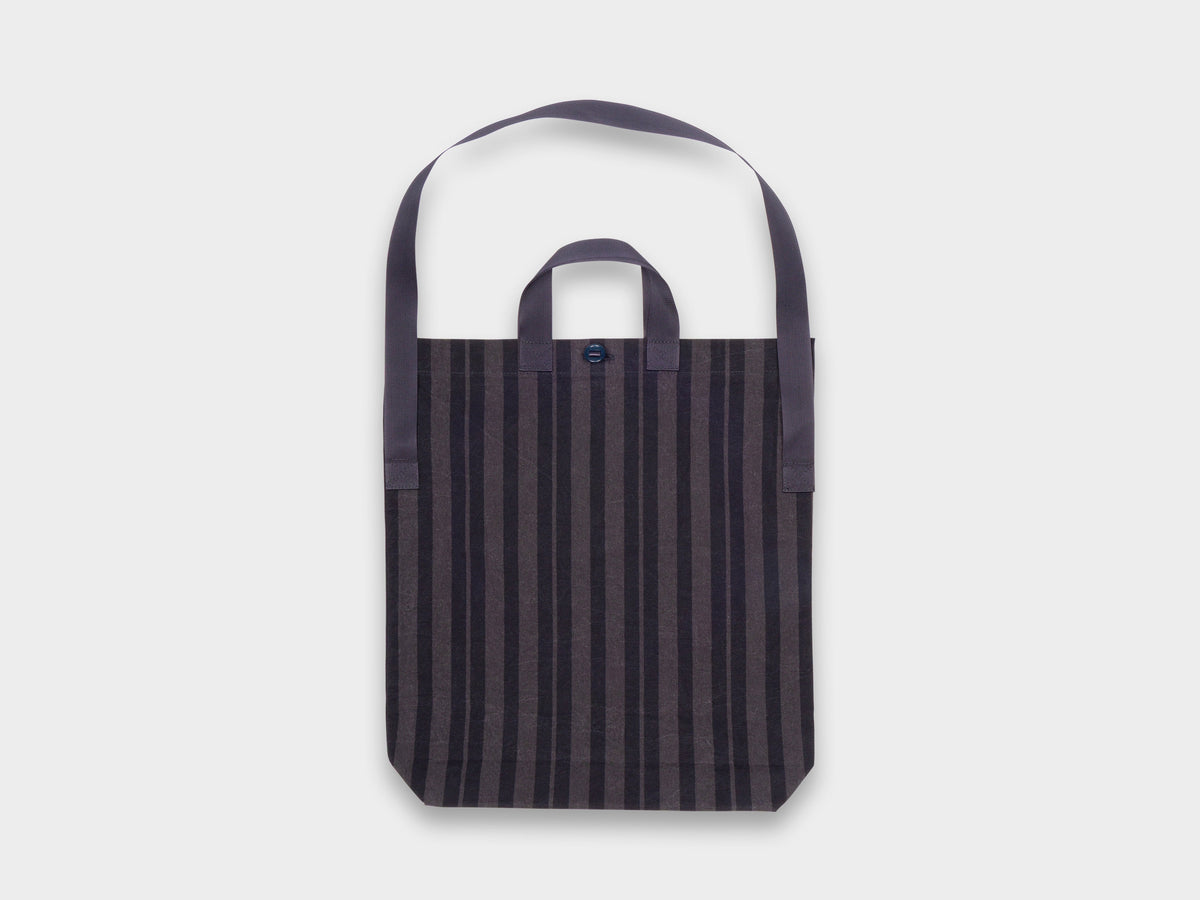 R21B1 "Multi Handle Tote" Grey Theatre Wax