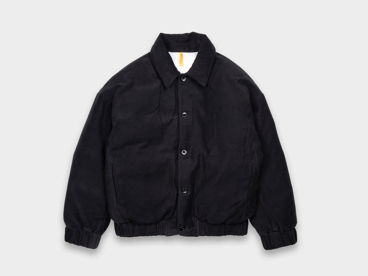 R21D3 "Down Blouson" Fluid Supima Back-Satin
