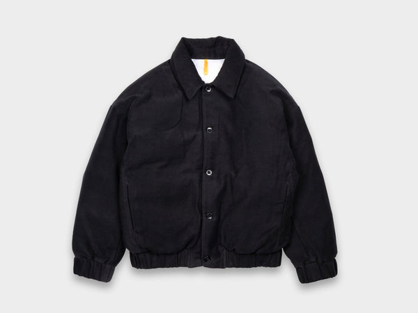 R21D3 "Down Blouson" Fluid Supima Back-Satin