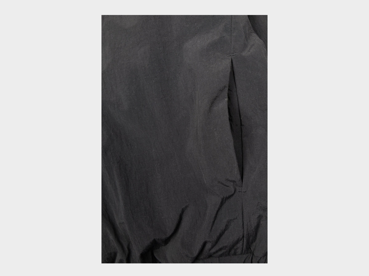 R0D6 "Double Down Blouson" Black Recycled Nylon