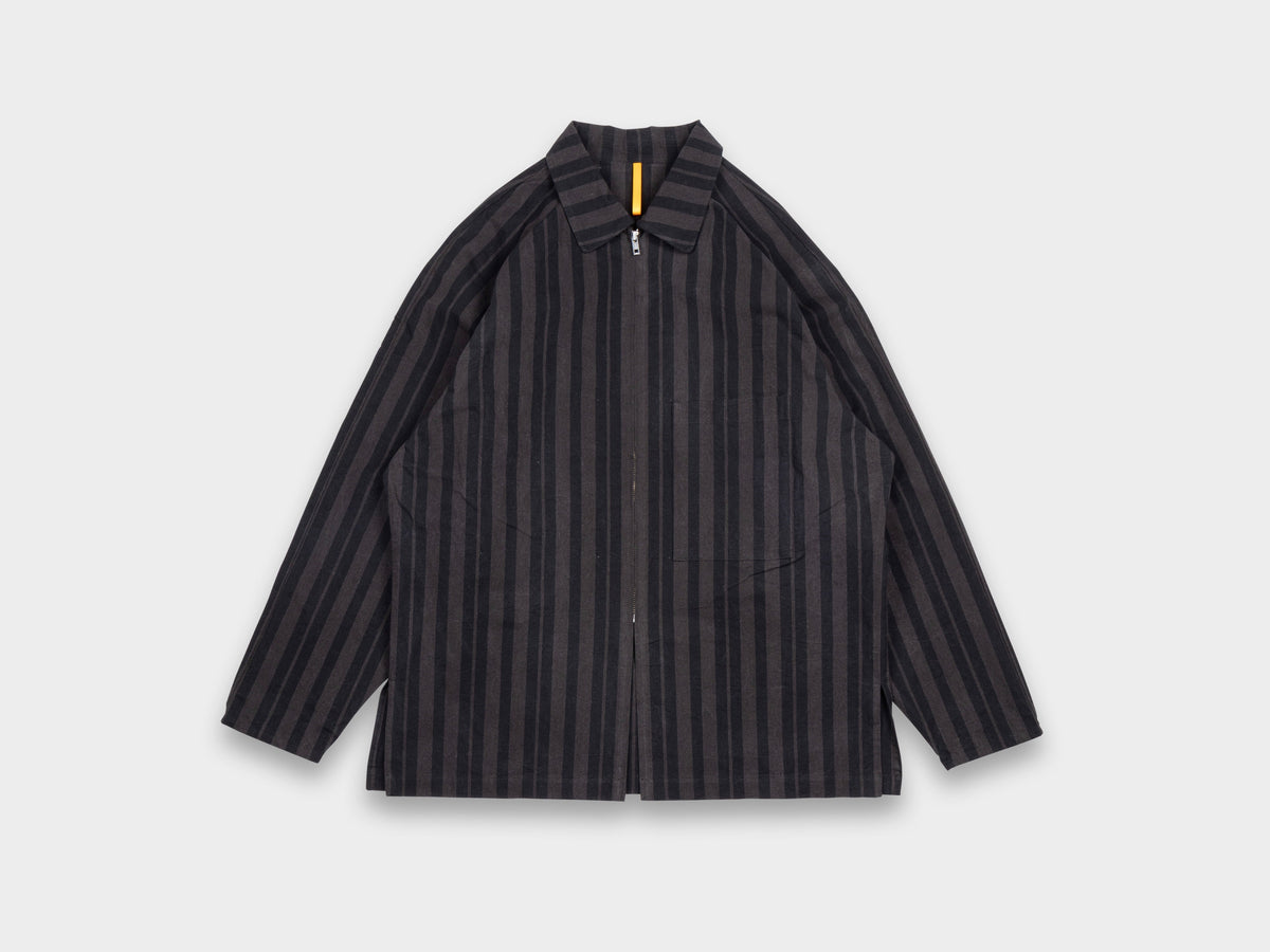 R21S0 "Column Shirt" Grey Theatre Wax