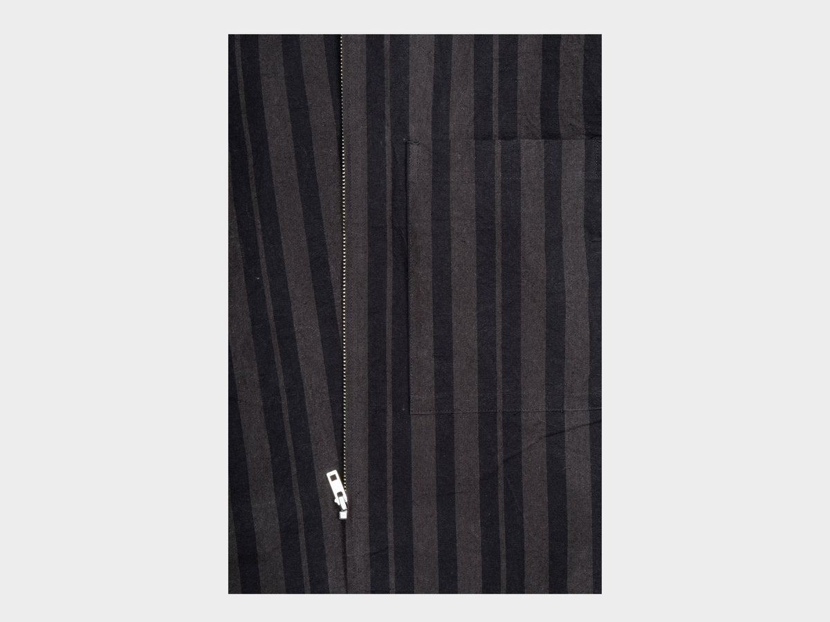 R21S0 "Column Shirt" Grey Theatre Wax