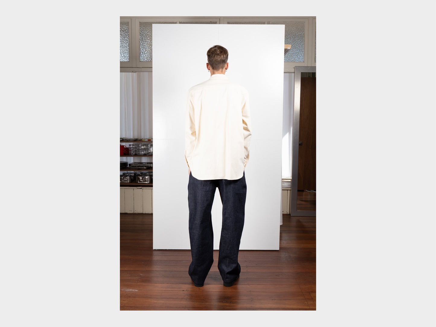 R21S2 "Pullover Shirt" Unbleached Tricotine