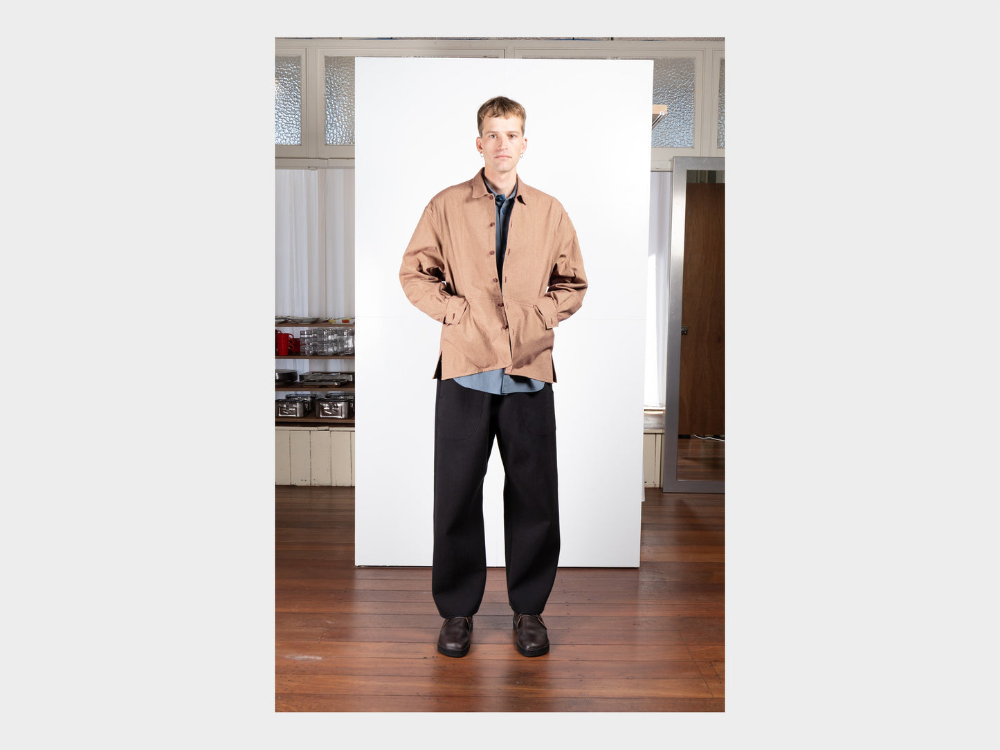R21S5 "Shop Shirt" Brick Oxford