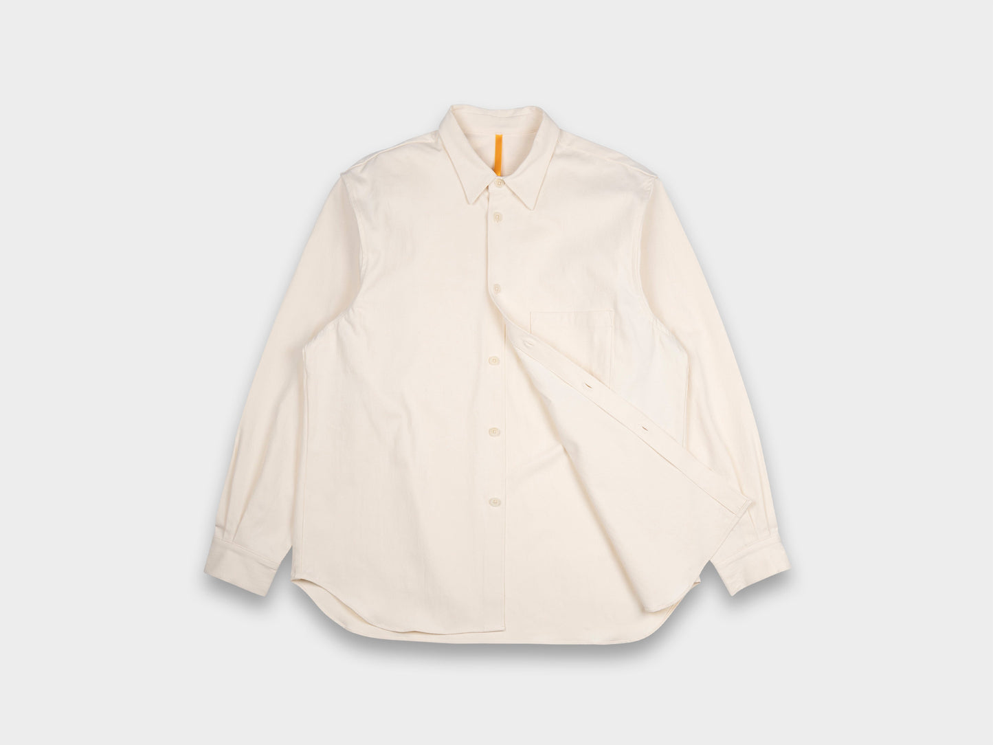 R21S8 "Weather Shirt PK" Unbleached Tricotine
