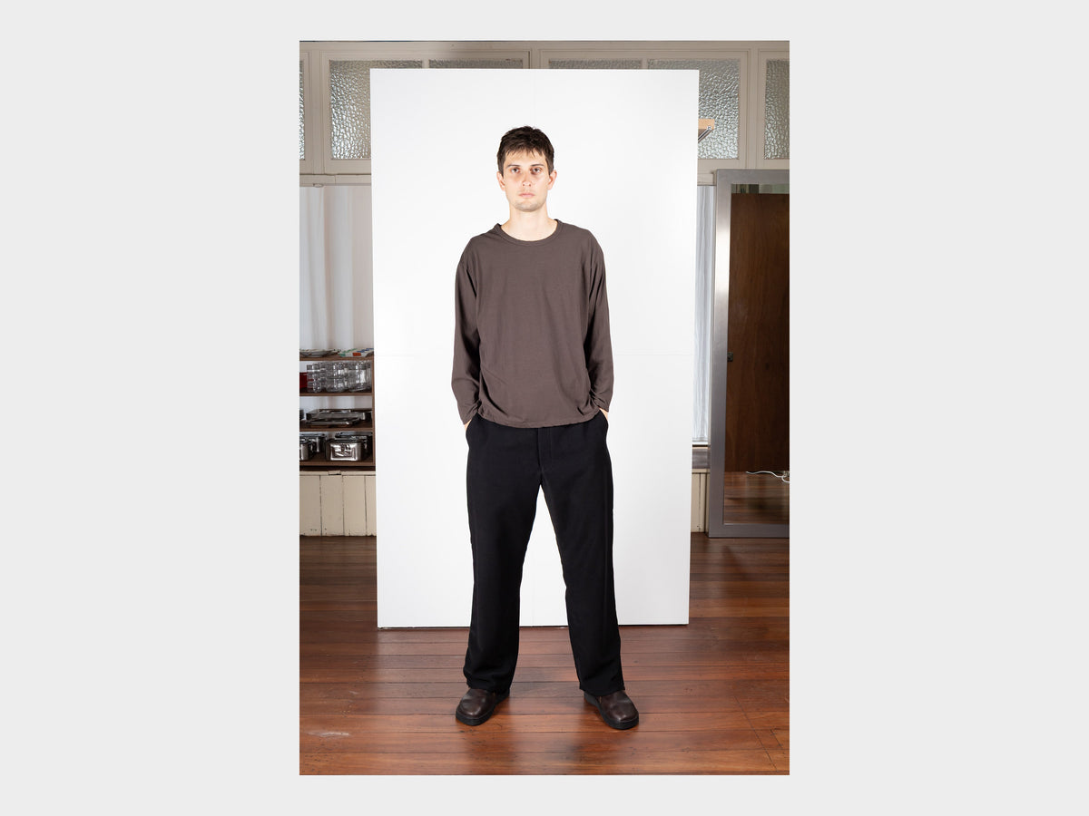 R0T6 "L/S Binder T-Shirt" Carbon