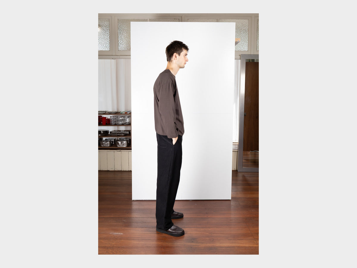 R0T6 "L/S Binder T-Shirt" Carbon