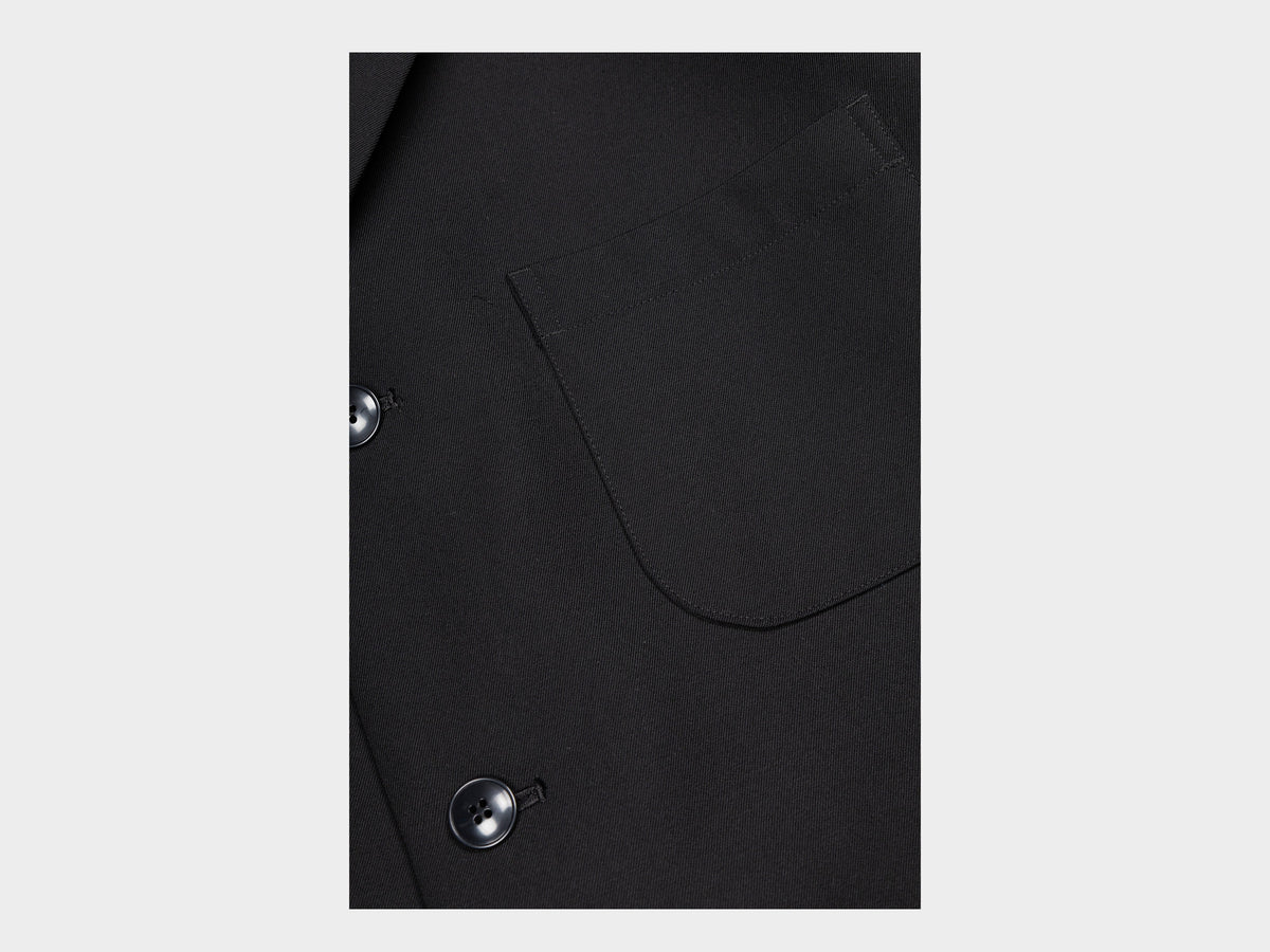 R21Y2 "Patch Blazer" Black Impact Wool