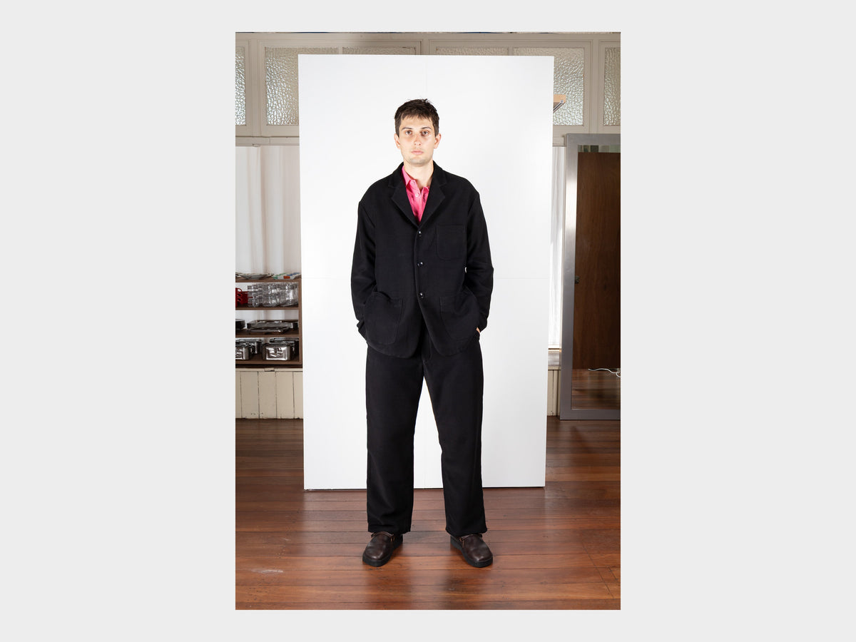 R21Y2 "Patch Blazer" Fluid Supima Back-Satin