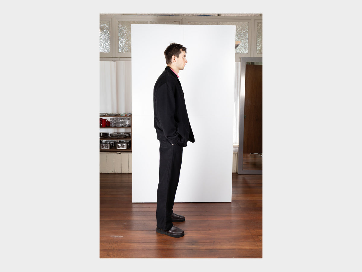R21Y2 "Patch Blazer" Fluid Supima Back-Satin