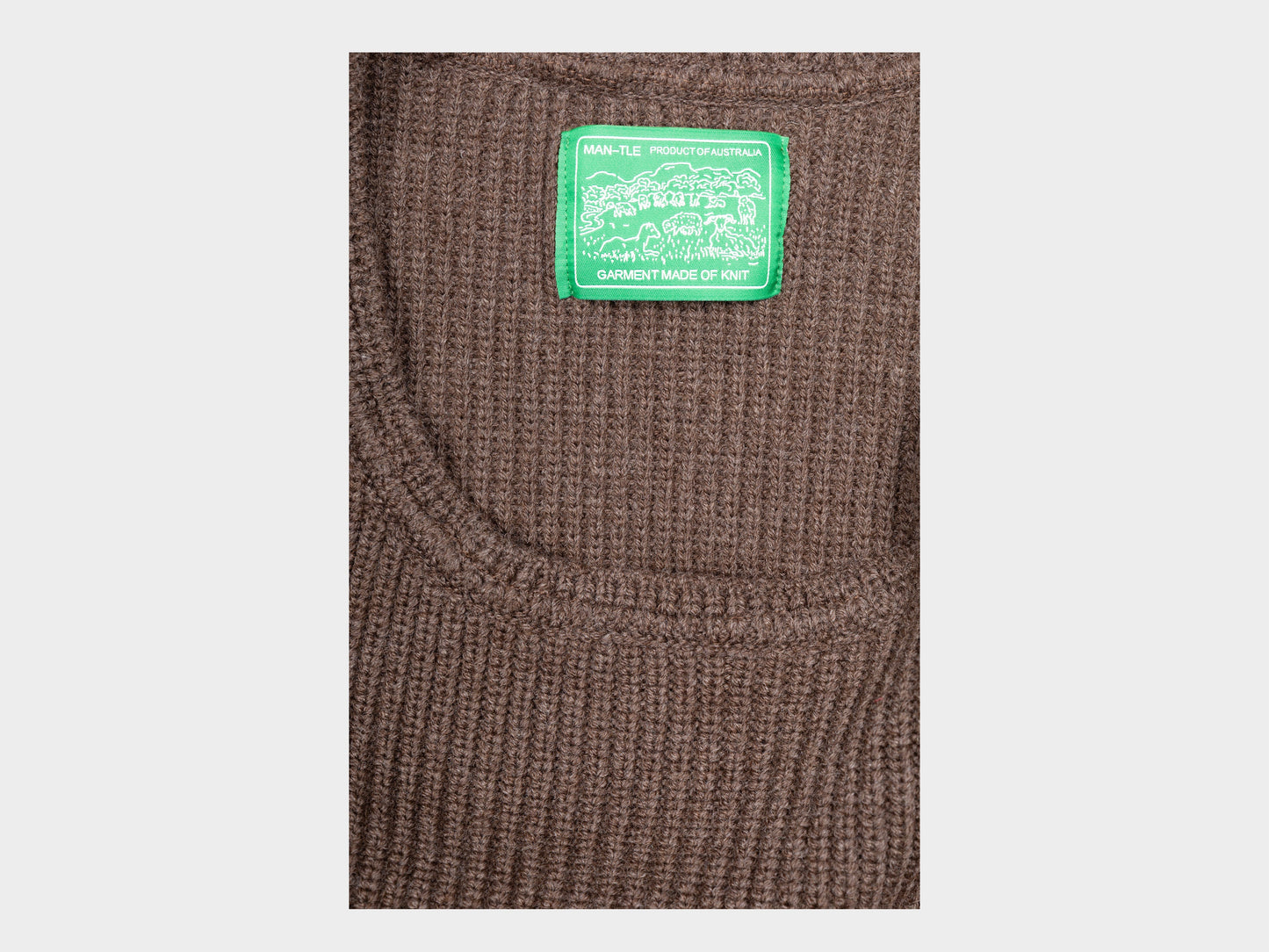 R21Z6 "Machine Knit" Black Sheep