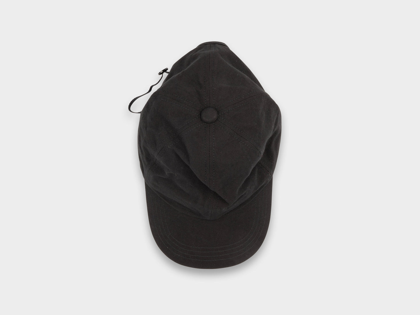 SPC1 "Shallow Cap" Roll–dyed Black Linen